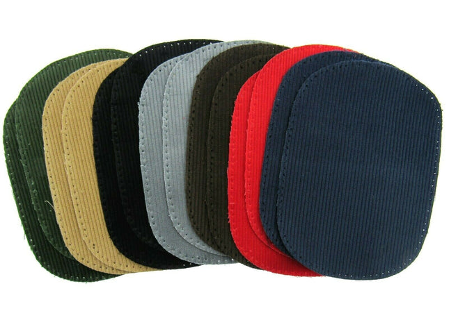 CORDUROY ELBOW / KNEE REPAIR PATCHES / KLEIBER IRON or SEW-ON PRE-PUNCHED PATCH - ThreadandTrimmings