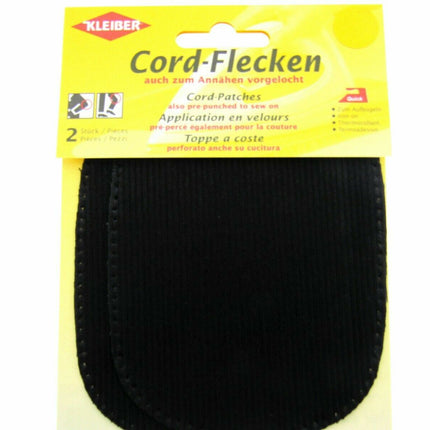 CORDUROY ELBOW / KNEE REPAIR PATCHES / KLEIBER IRON or SEW-ON PRE-PUNCHED PATCH - ThreadandTrimmings