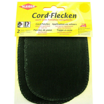 CORDUROY ELBOW / KNEE REPAIR PATCHES / KLEIBER IRON or SEW-ON PRE-PUNCHED PATCH - ThreadandTrimmings