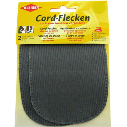 CORDUROY ELBOW / KNEE REPAIR PATCHES / KLEIBER IRON or SEW-ON PRE-PUNCHED PATCH - ThreadandTrimmings