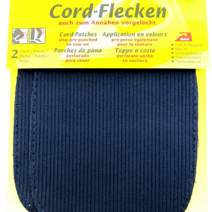 CORDUROY ELBOW / KNEE REPAIR PATCHES / KLEIBER IRON or SEW-ON PRE-PUNCHED PATCH - ThreadandTrimmings