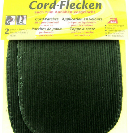 CORDUROY ELBOW / KNEE REPAIR PATCHES / KLEIBER IRON or SEW-ON PRE-PUNCHED PATCH - ThreadandTrimmings