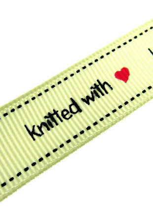 ** BERTIE'S BOWS "HAND MADE WITH" GROSGRAIN RIBBON 16mm - ThreadandTrimmings