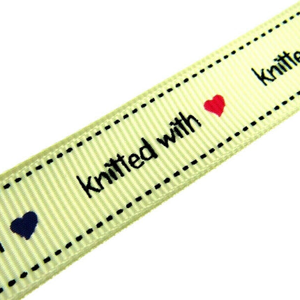 ** BERTIE'S BOWS "HAND MADE WITH" GROSGRAIN RIBBON 16mm - ThreadandTrimmings