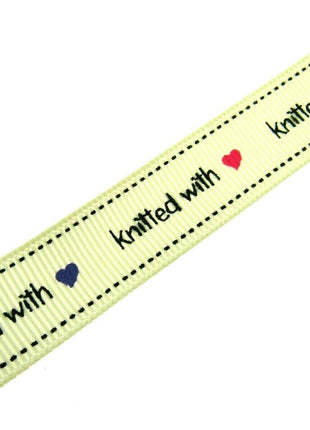 ** BERTIE'S BOWS "HAND MADE WITH" GROSGRAIN RIBBON 16mm - ThreadandTrimmings
