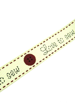 ** BERTIE'S BOWS "HAND MADE WITH" GROSGRAIN RIBBON 16mm - ThreadandTrimmings