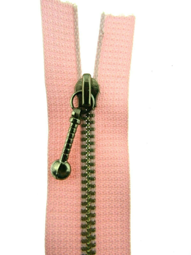 METAL POCKET ZIPS With ATTRACTIVE ZIP PULLER - ThreadandTrimmings