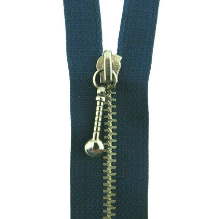 METAL POCKET ZIPS With ATTRACTIVE ZIP PULLER - ThreadandTrimmings