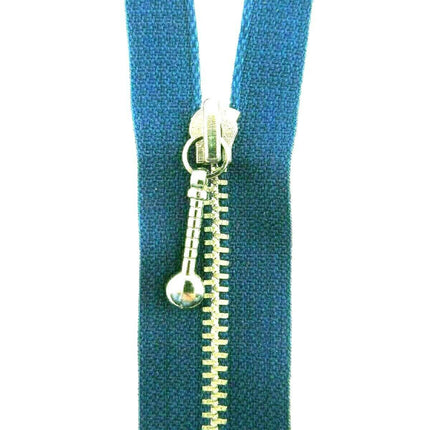 METAL POCKET ZIPS With ATTRACTIVE ZIP PULLER - ThreadandTrimmings