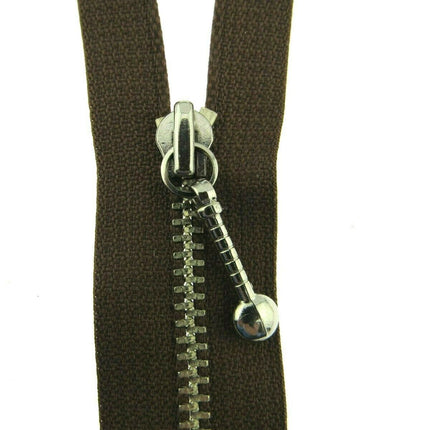 METAL POCKET ZIPS With ATTRACTIVE ZIP PULLER - ThreadandTrimmings