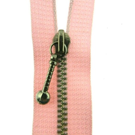METAL POCKET ZIPS With ATTRACTIVE ZIP PULLER - ThreadandTrimmings