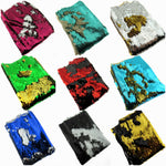 ** Mermaid Reversible Sequin Fabric with 5mm Sequins. Choose from 10 Colour Ways - ThreadandTrimmings