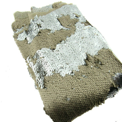 ** Mermaid Reversible Sequin Fabric with 5mm Sequins. Choose from 10 Colour Ways - ThreadandTrimmings