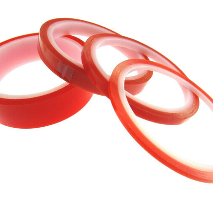 Double Sided Super Sticky Tape With Red Backing Paper 5m Rolls Heavy Duty - ThreadandTrimmings