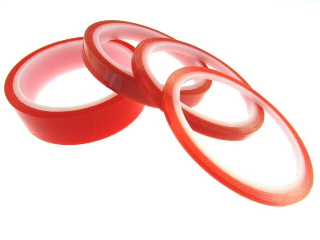 Double Sided Super Sticky Tape With Red Backing Paper 5m Rolls Heavy Duty - ThreadandTrimmings