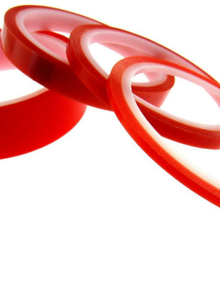 Double Sided Super Sticky Tape With Red Backing Paper 5m Rolls Heavy Duty - ThreadandTrimmings