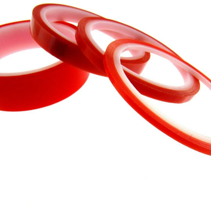 Double Sided Super Sticky Tape With Red Backing Paper 5m Rolls Heavy Duty - ThreadandTrimmings