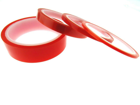 Double Sided Super Sticky Tape With Red Backing Paper 5m Rolls Heavy Duty - ThreadandTrimmings