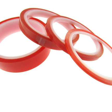 Double Sided Super Sticky Tape With Red Backing Paper 5m Rolls Heavy Duty - ThreadandTrimmings