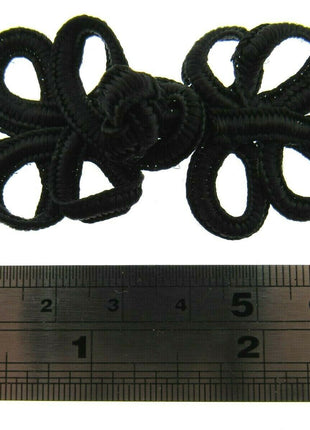 FROG FASTENERS and BUTTON CLOSURES - CHOOSE FROM VARIOUS COLOURS & SIZES - ThreadandTrimmings