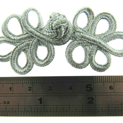 FROG FASTENERS and BUTTON CLOSURES - CHOOSE FROM VARIOUS COLOURS & SIZES - ThreadandTrimmings