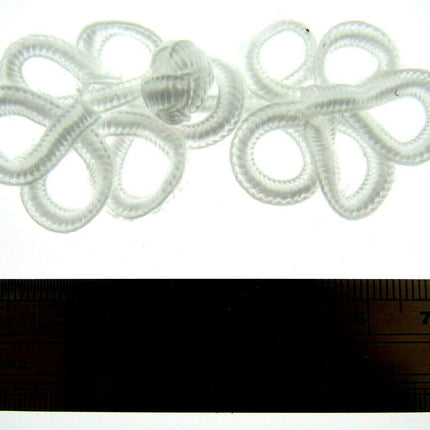 FROG FASTENERS and BUTTON CLOSURES - CHOOSE FROM VARIOUS COLOURS & SIZES - ThreadandTrimmings