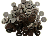 Round Fish Eye Baby Buttons x 100 - From 5 Sizes - 11.5mm 14mm 16mm 19mm 23mm