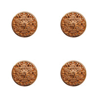 ROSE GOLD METAL FILIGREE STYLE BUTTONS - 15mm & 20mm - ThreadandTrimmings