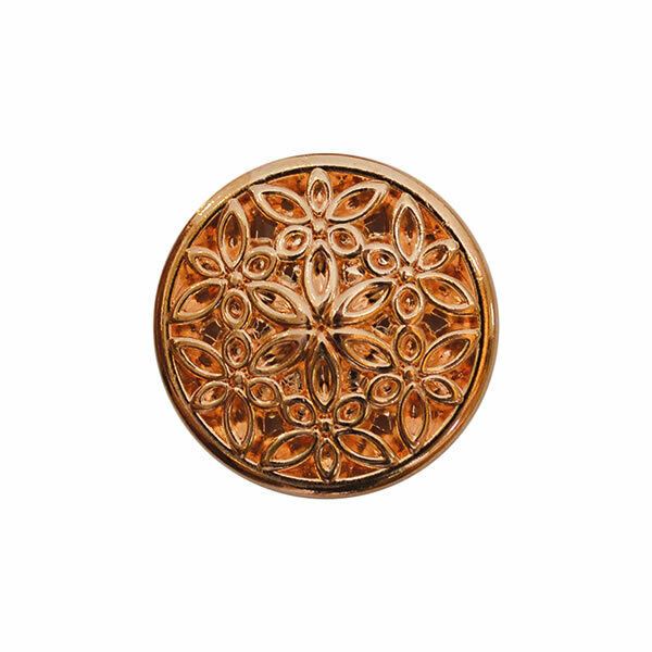 ROSE GOLD METAL FILIGREE STYLE BUTTONS - 15mm & 20mm - ThreadandTrimmings