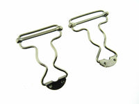 Dungaree Wire Clip For Painters Overalls in Silver or Antique Brass 38mm CX66