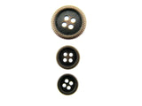 4 HOLE METAL BUTTONS - 4 COLOURS & 3 SIZES TO CHOOSE FROM - ThreadandTrimmings
