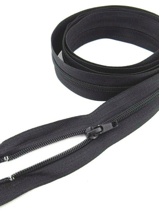 Extra Long Nylon Open Ended Sleeping Bag Zips (55 Inch - 140cm) - 10 x Zips - ThreadandTrimmings