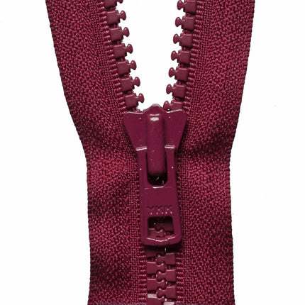 YKK Vislon HEAVY DUTY Plastic Open End Zip 8mm Teeth 24" / 26" / 28" / 30" / 32" - ThreadandTrimmings