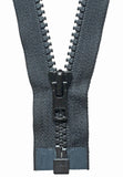 YKK Vislon HEAVY DUTY Moulded Plastic Open End Zip #8 (8mm Teeth) 18"/ 20"/ 22"