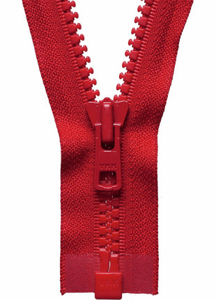 YKK Vislon HEAVY DUTY Plastic Open End Zip 8mm Teeth 24" / 26" / 28" / 30" / 32" - ThreadandTrimmings
