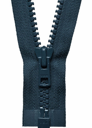 YKK Vislon HEAVY DUTY Plastic Open End Zip 8mm Teeth 24" / 26" / 28" / 30" / 32" - ThreadandTrimmings