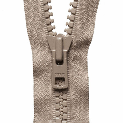 YKK Vislon HEAVY DUTY Moulded Plastic Open End Zip #8 (8mm Teeth) 18"/ 20"/ 22" - ThreadandTrimmings