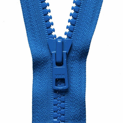 YKK Vislon HEAVY DUTY Moulded Plastic Open End Zip #8 (8mm Teeth) 18"/ 20"/ 22" - ThreadandTrimmings