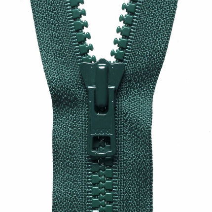 YKK Vislon HEAVY DUTY Moulded Plastic Open End Zip #8 (8mm Teeth) 18"/ 20"/ 22" - ThreadandTrimmings