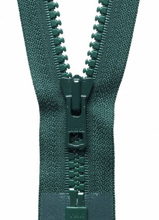 YKK Vislon HEAVY DUTY Plastic Open End Zip 8mm Teeth 24" / 26" / 28" / 30" / 32" - ThreadandTrimmings