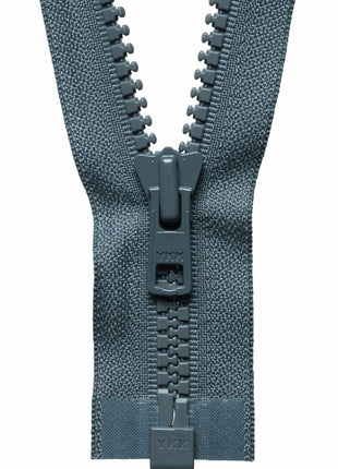YKK Vislon HEAVY DUTY Plastic Open End Zip 8mm Teeth 24" / 26" / 28" / 30" / 32" - ThreadandTrimmings