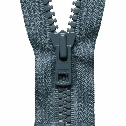 YKK Vislon HEAVY DUTY Plastic Open End Zip 8mm Teeth 24" / 26" / 28" / 30" / 32" - ThreadandTrimmings