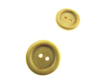 TWO HOLE RING EDGE WOODEN BUTTONS - SIZE 18mm & 23mm (CW2) - ThreadandTrimmings
