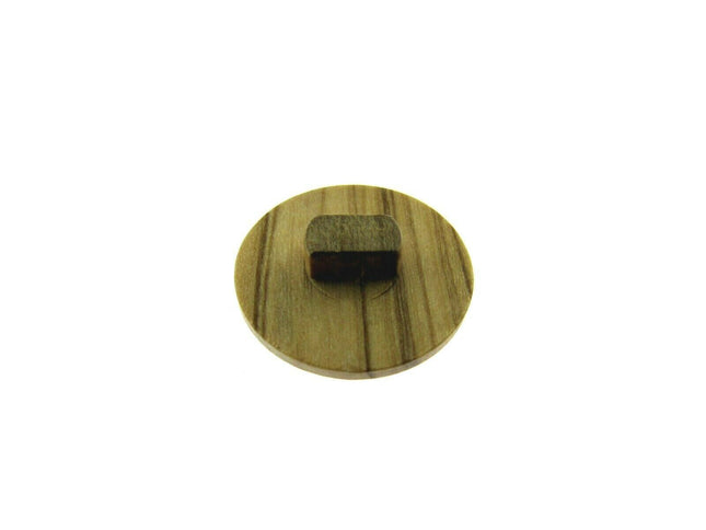 PLAIN SHANK OLIVE WOOD BUTTONS - CW4 - FOUR SIZES AVAILABLE - ThreadandTrimmings