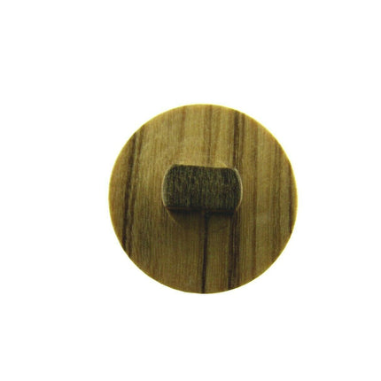 PLAIN SHANK OLIVE WOOD BUTTONS - CW4 - FOUR SIZES AVAILABLE - ThreadandTrimmings