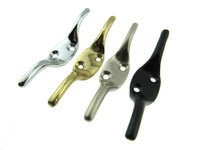2 x Cleat Hooks for Curtain and Roman Corded Blinds - Tie Back Hooks - ThreadandTrimmings