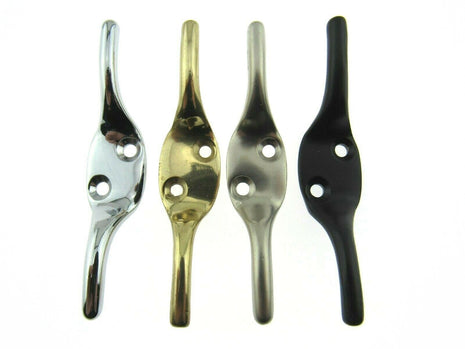 2 x Cleat Hooks for Curtain and Roman Corded Blinds - Tie Back Hooks - ThreadandTrimmings