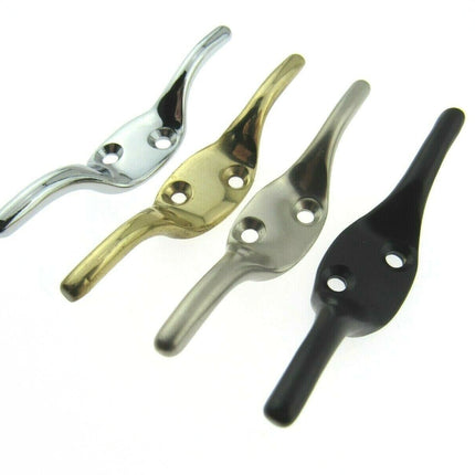 2 x Cleat Hooks for Curtain and Roman Corded Blinds - Tie Back Hooks - ThreadandTrimmings