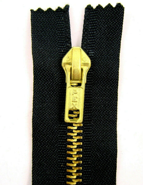 Black Denim Jean Zips - 3"- 4"- 5"- 6"- 7" & 8" - - ThreadandTrimmings