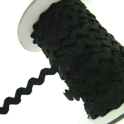Ric Rac Ribbon Trimming Braid 6mm Wide 3m Lengths Rik Rak Braiding - ThreadandTrimmings